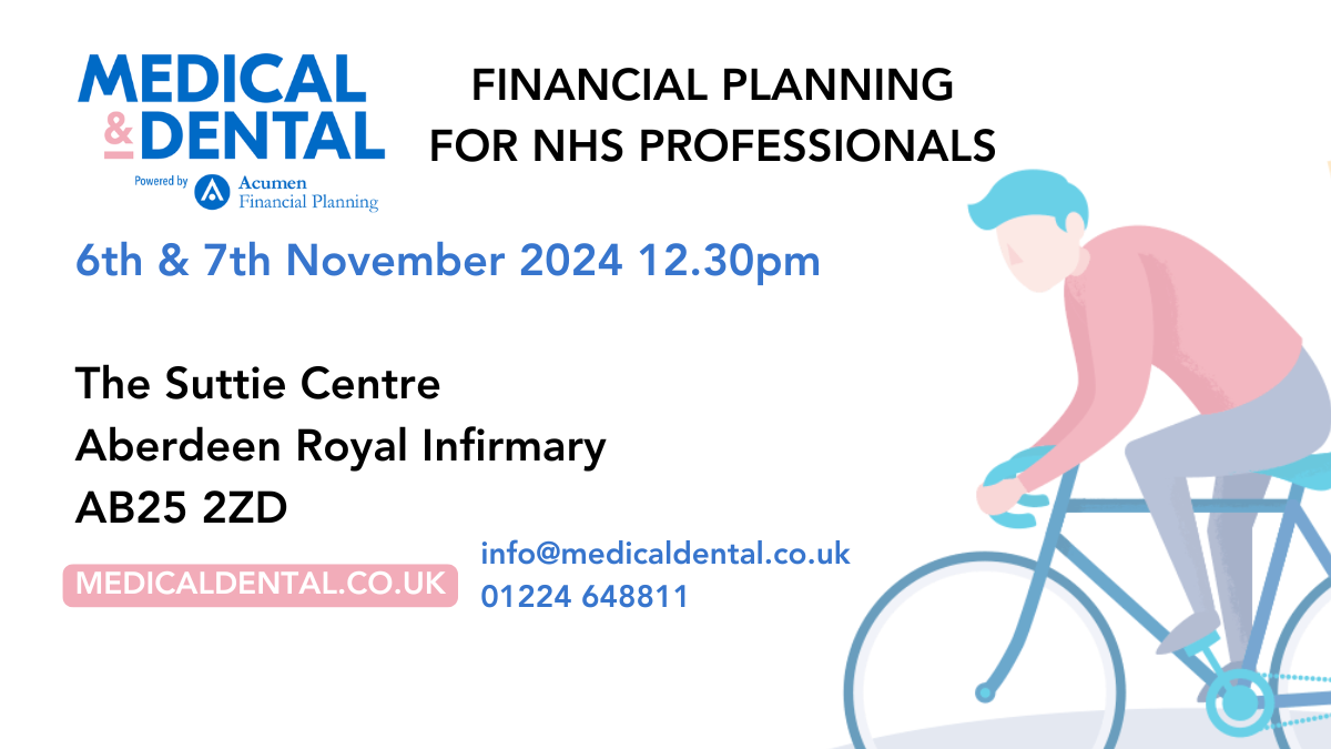 Financial Planning for NHS Professionals - We are back!